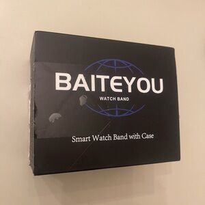 Leather Bands with Stainless Steel Case for Fitbit Versa 1 2 3 4 Lite Sense 2